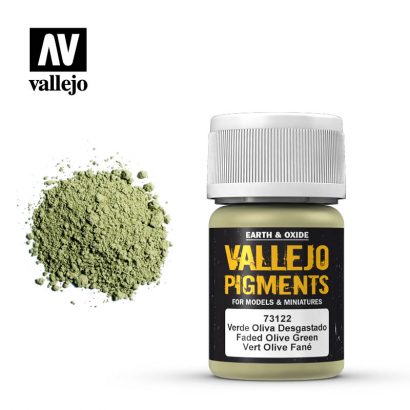 Vallejo Pigments 73122 Faded Olive Green