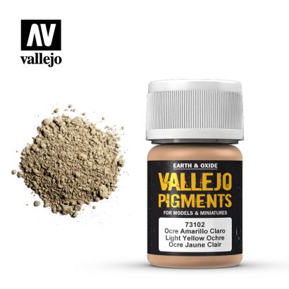 Vallejo Pigments 73102 Light Yellow Ochre