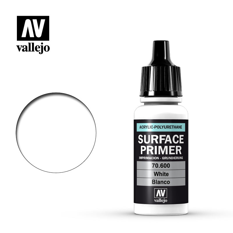 Vallejo Surface Primer 17ML 70600 White – Fun Atelier Hong Kong