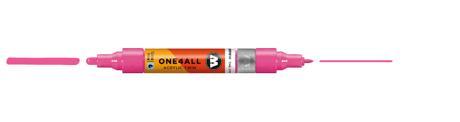 ONE4ALL ACRYLIC TWIN 200 NEON PINK