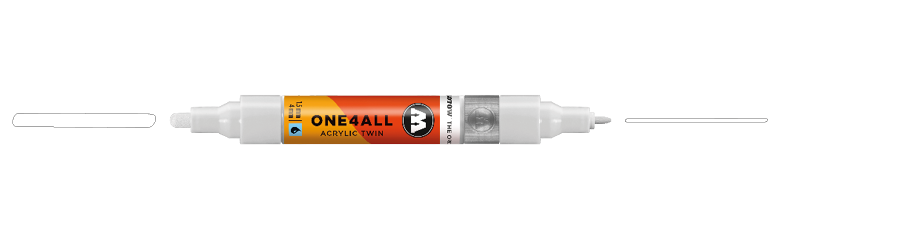ONE4ALL ACRYLIC TWIN 160 SIGNAL WHITE