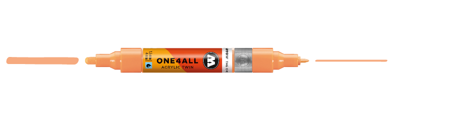 ONE4ALL ACRYLIC TWIN 117 PEACH PASTEL