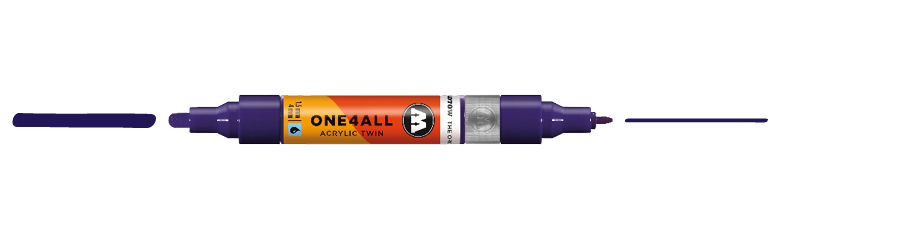 ONE4ALL ACRYLIC TWIN 043 VIOLET DARK