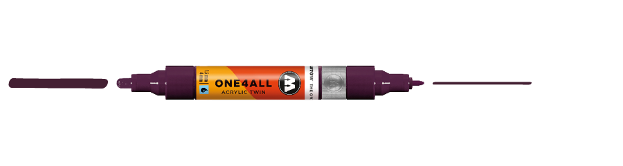 ONE4ALL ACRYLIC TWIN 233 PURPLE VIOLET