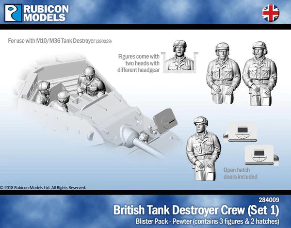 284009 - UK Tank Destroyer Crew (Set 1)
