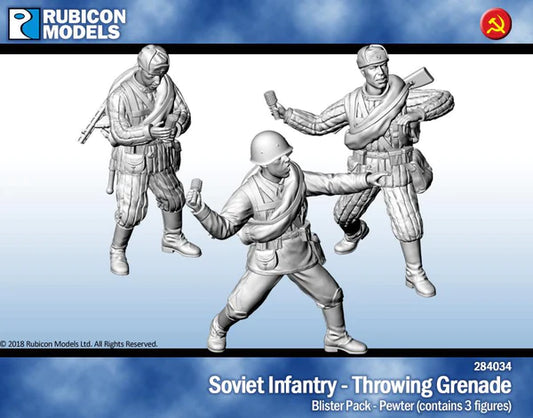 284034 - Soviet Infantry - Throwing Grenade