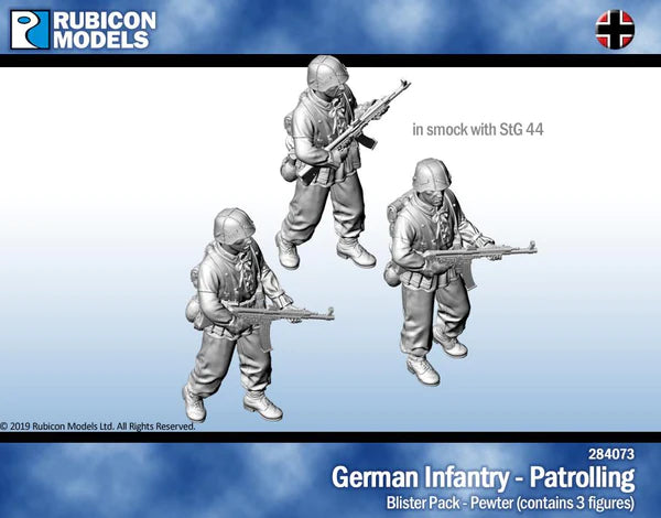 284073 - Germans in Smocks with StG44 - Patrolling - Pewter