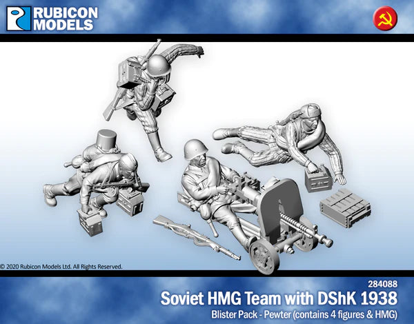284088 - Soviet Heavy Machine Gun Team with DShK 1938 HMG - Petwer