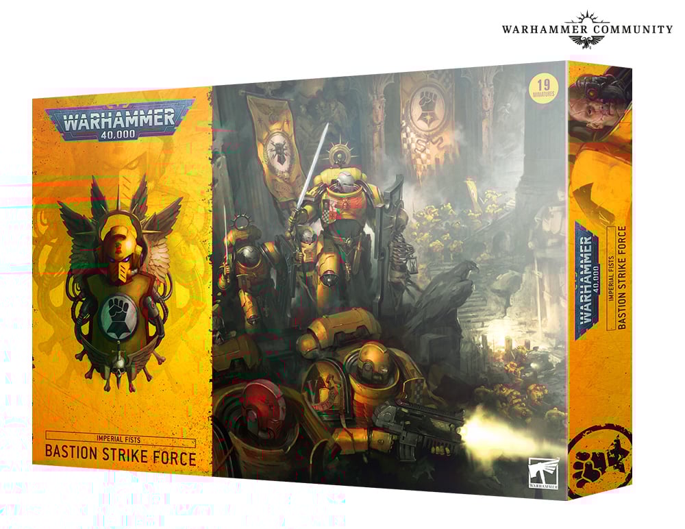 WARHAMMER 40000 BATTLEFORCE: IMPERIAL FISTS BASTION STRIKE FORCE