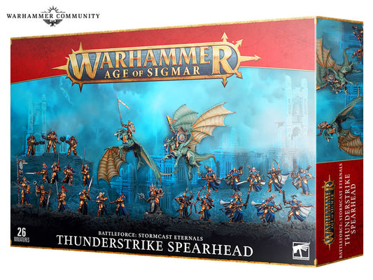 AGE OF SIGMAR BATTLEFORCE: STORMCAST ETERNALS THUNDERSTRIKE SPEARHEAD