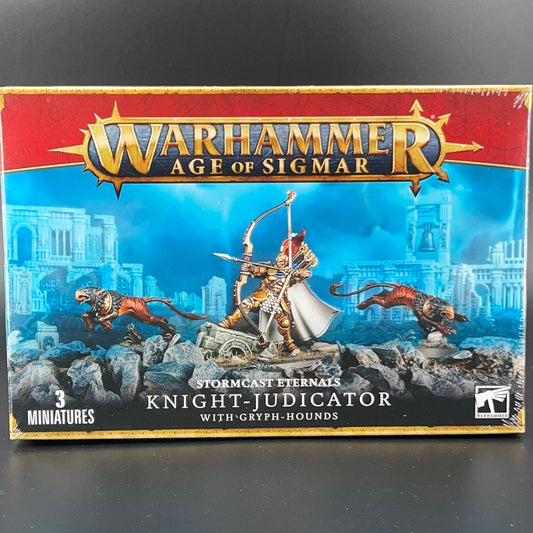 STORMCAST ETERNALS: KNIGHT-JUDICATOR WITH GRYPH-HOUNDS