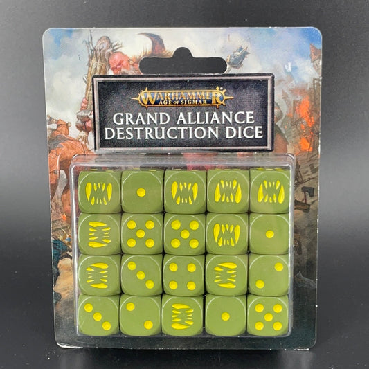 AGE OF SIGMAR DICE SET: GRAND ALLIANCE DESTRUCTION