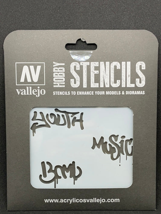 Vallejo Stencils Street Art nº 1