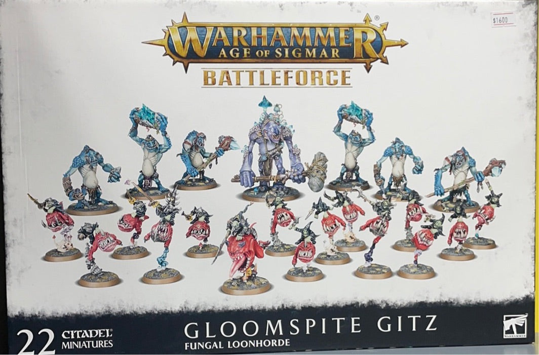 AGE OF SIGMAR BATTLEFORCE: GLOOMSPITE GITZ