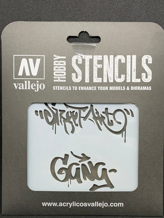 Vallejo Stencils Street Art nº 2