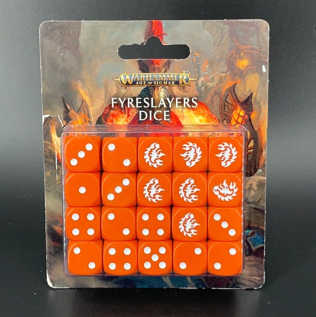 AGE OF SIGMAR DICE SET: FYRESLAYERS