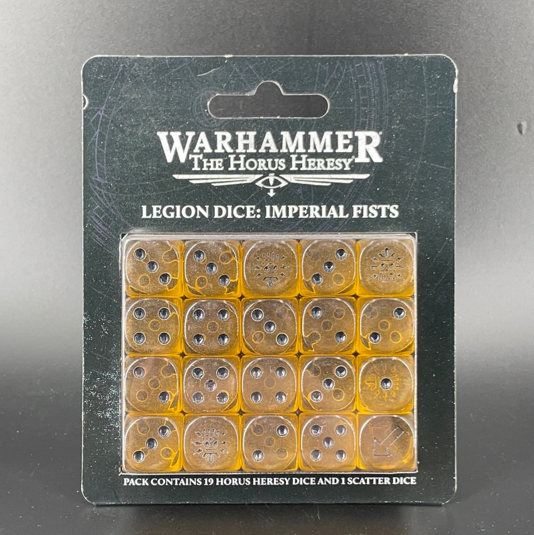 HORUS HERESY DICE SET: IMPERIAL FISTS