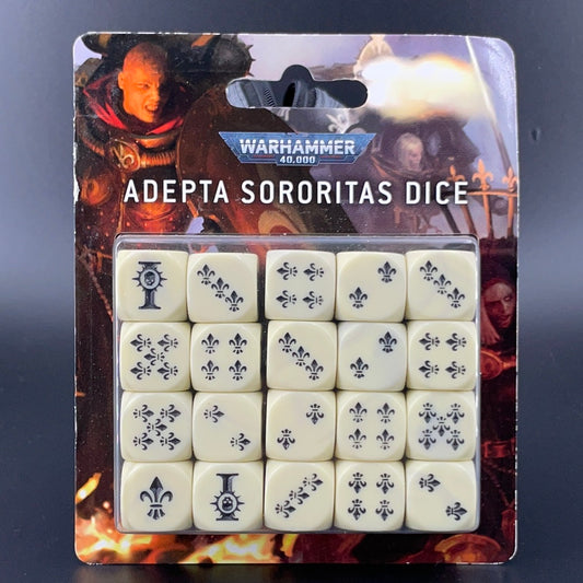 WARHAMMER 40000 DICE SET: ADEPTA SORORITAS