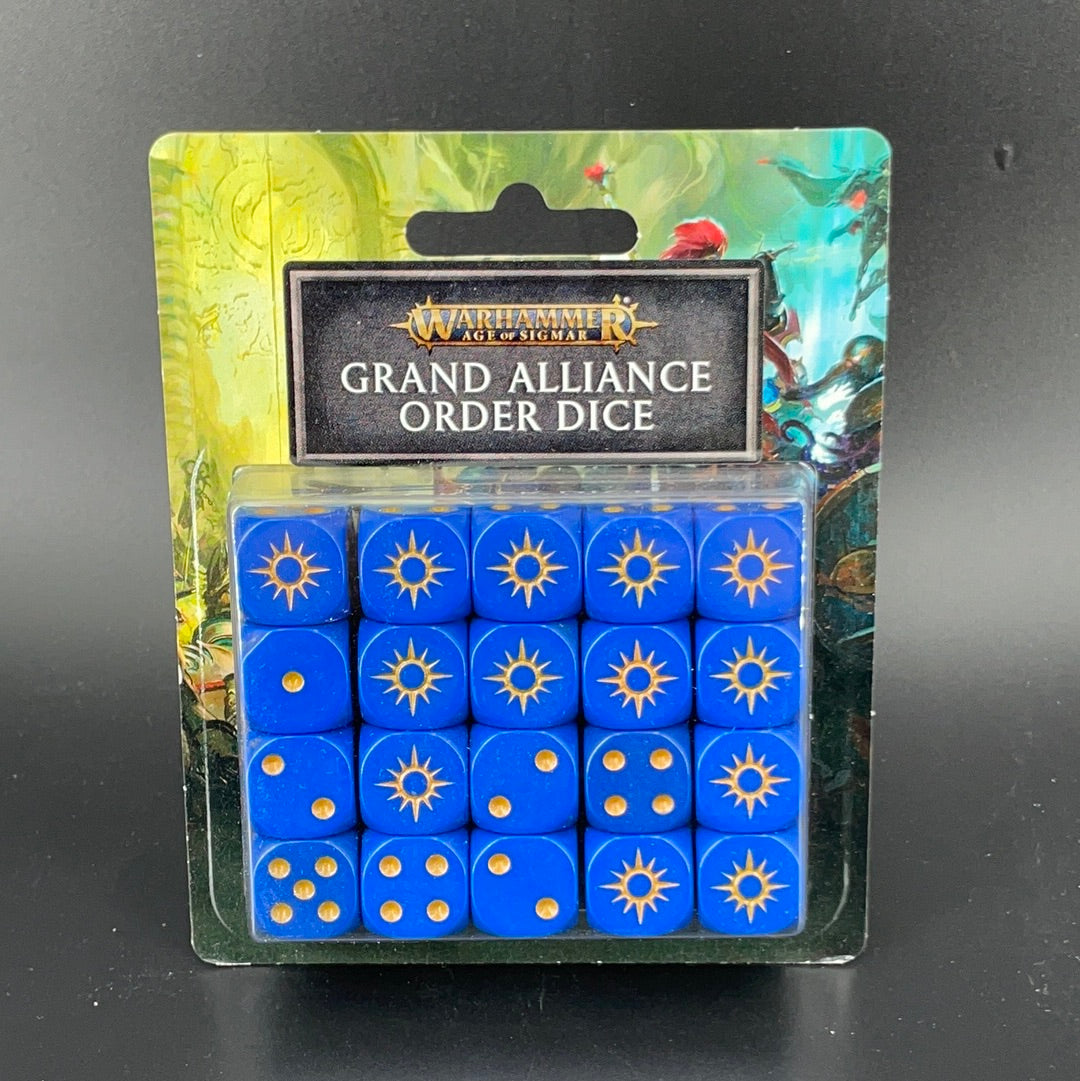 AGE OF SIGMAR DICE SET: GRAND ALLIANCE ORDER