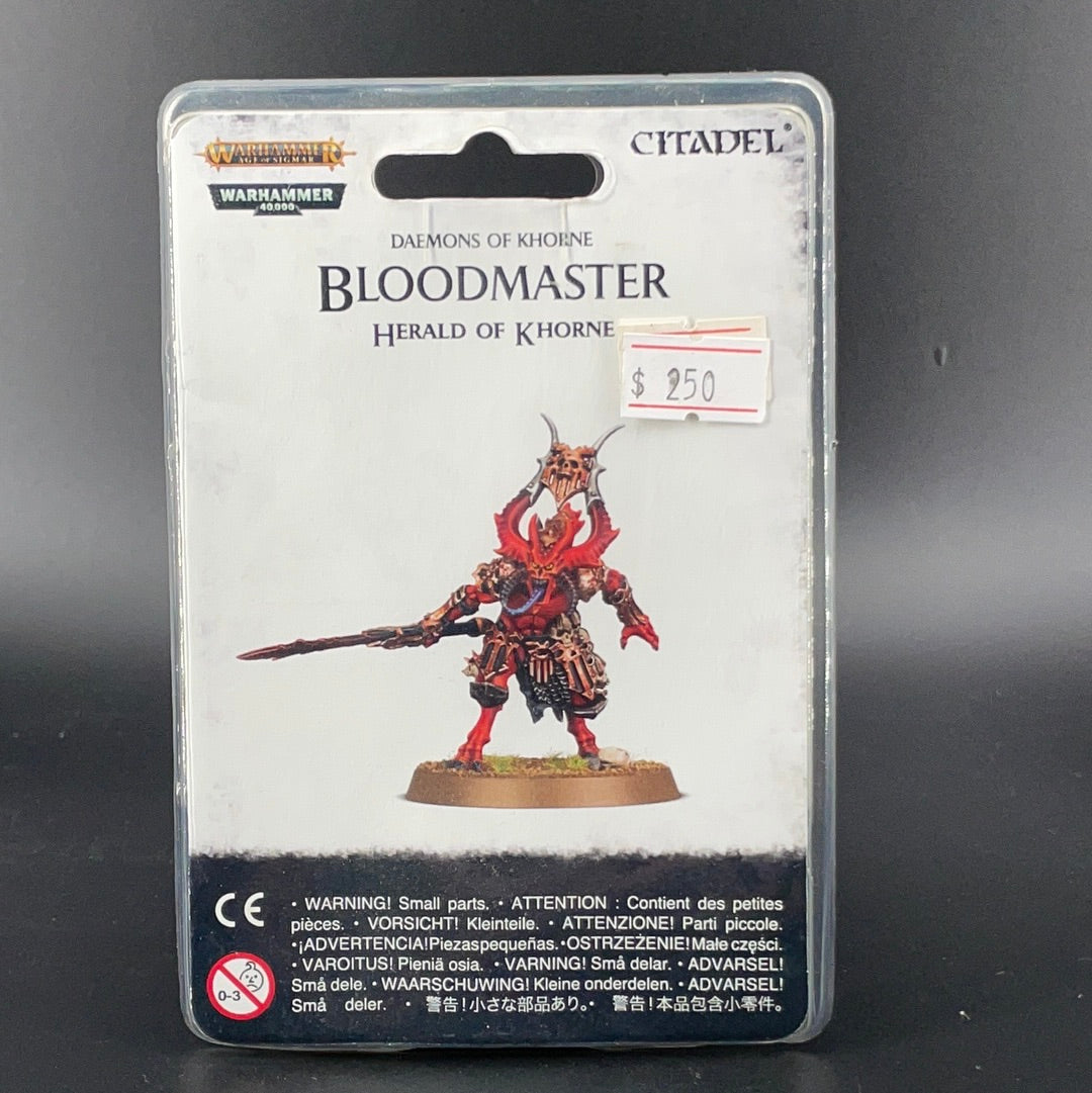 DAEMONS OF KHORNE: BLOODMASTER HERALD OF KHORNE
