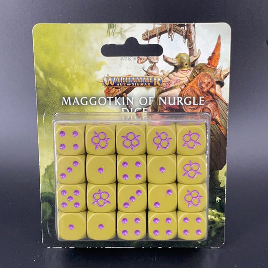 AGE OF SIGMAR DICE SET: MAGGOTKIN OF NURGLE