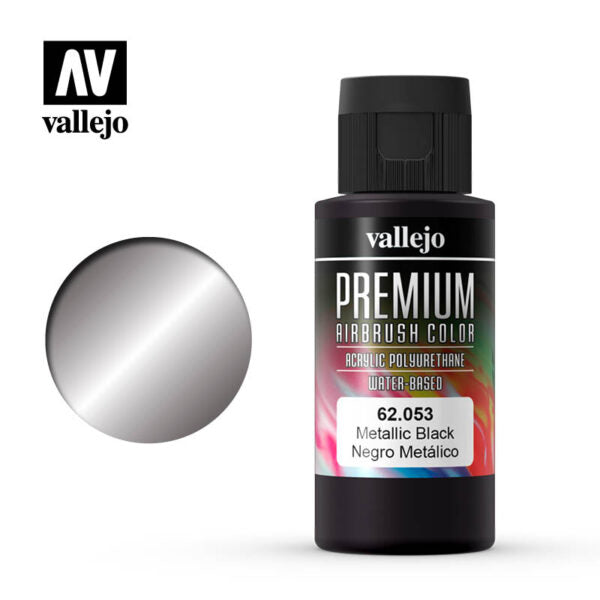 Premium Color 60ml: 62053 Metallic Black