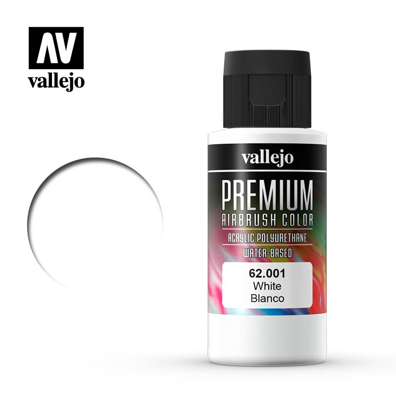 Premium Color 60ml: 62001 Premium White