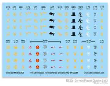 130006 - German Panzer Division Set 2