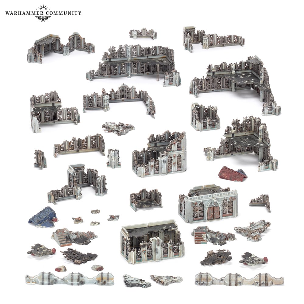 LEGIONS IMPERIALIS: CIVITAS IMPERIALIS RUINED BUILDINGS