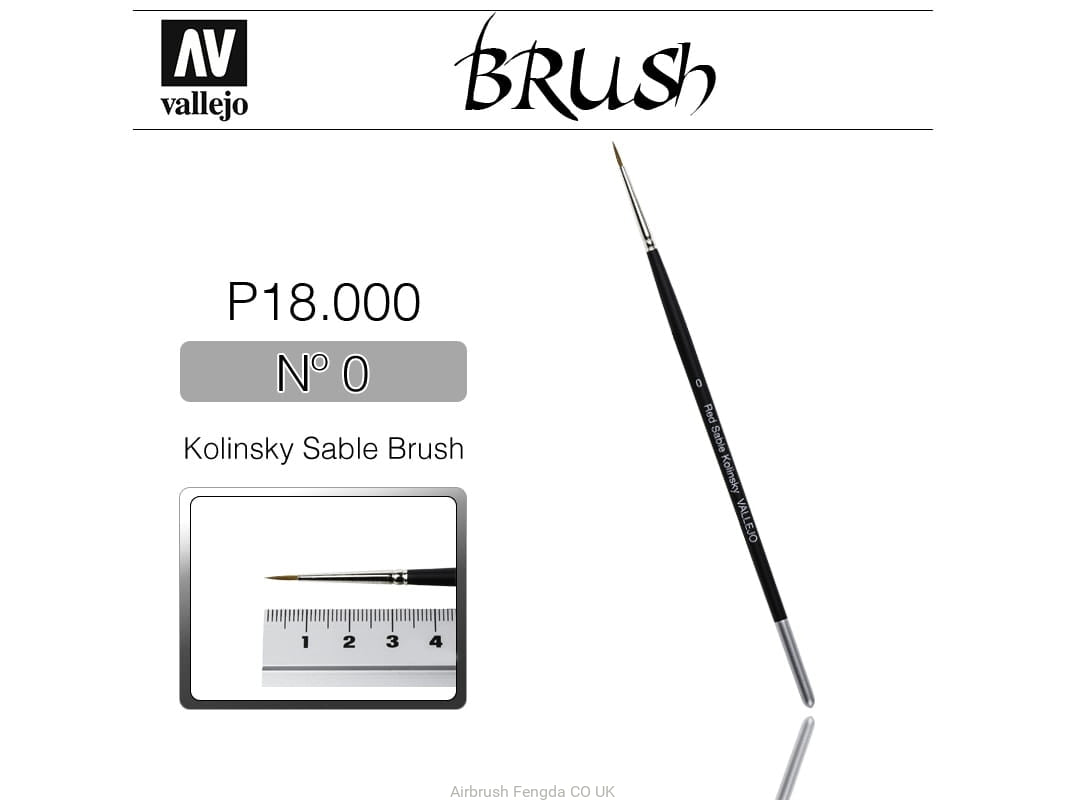 Kolinsky Sable Brush No.0
