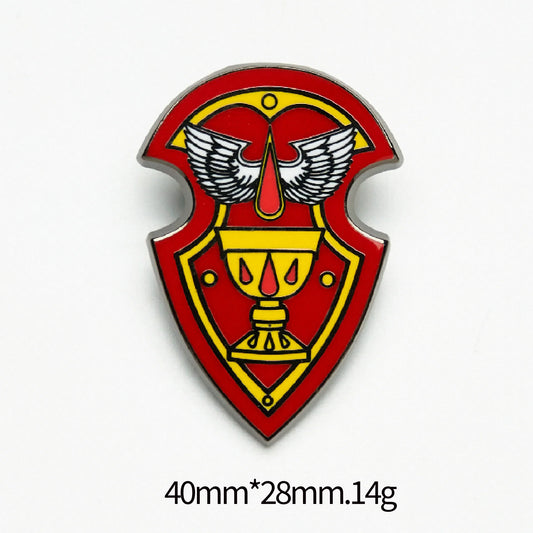 Chapter Shields Pin Badge: Blood Angels