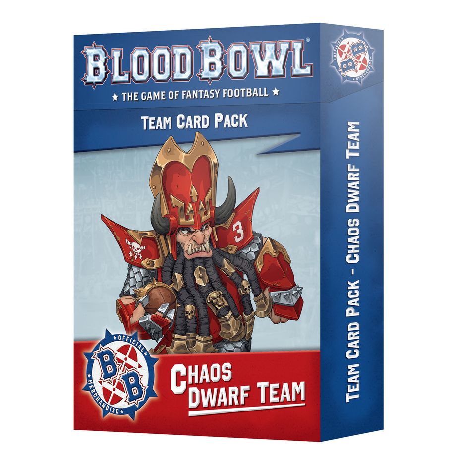 BLOOD BOWL TEAM CARDS: CHAOS DWARF