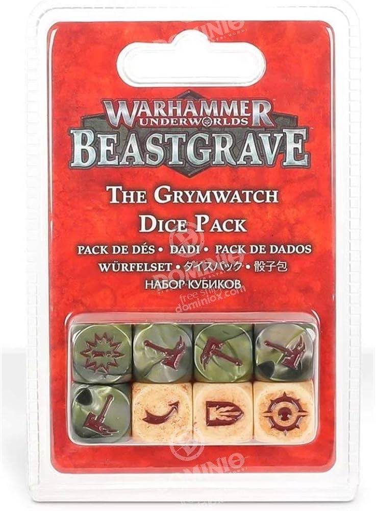 WARHAMMER UNDERWORLDS BEASTGRAVE DICE SET: THE GRYMWATCH