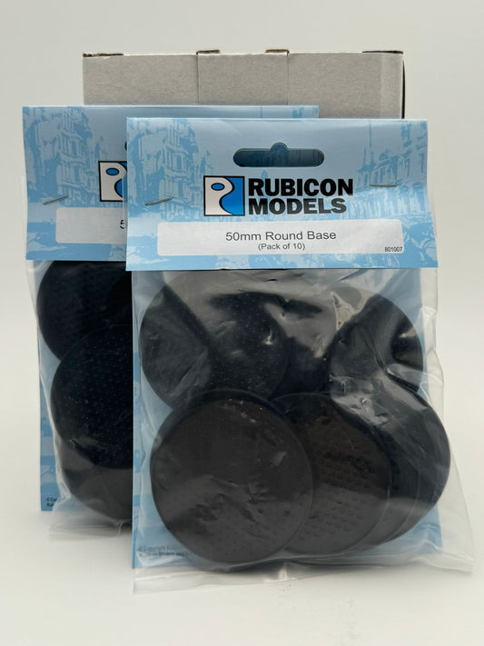 RUBICON MODEL 50mm Round Base