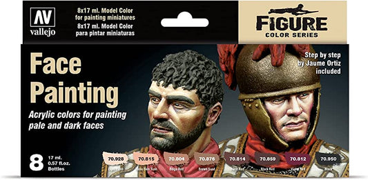 Faces Painting Set (8) by Jaume Ortiz