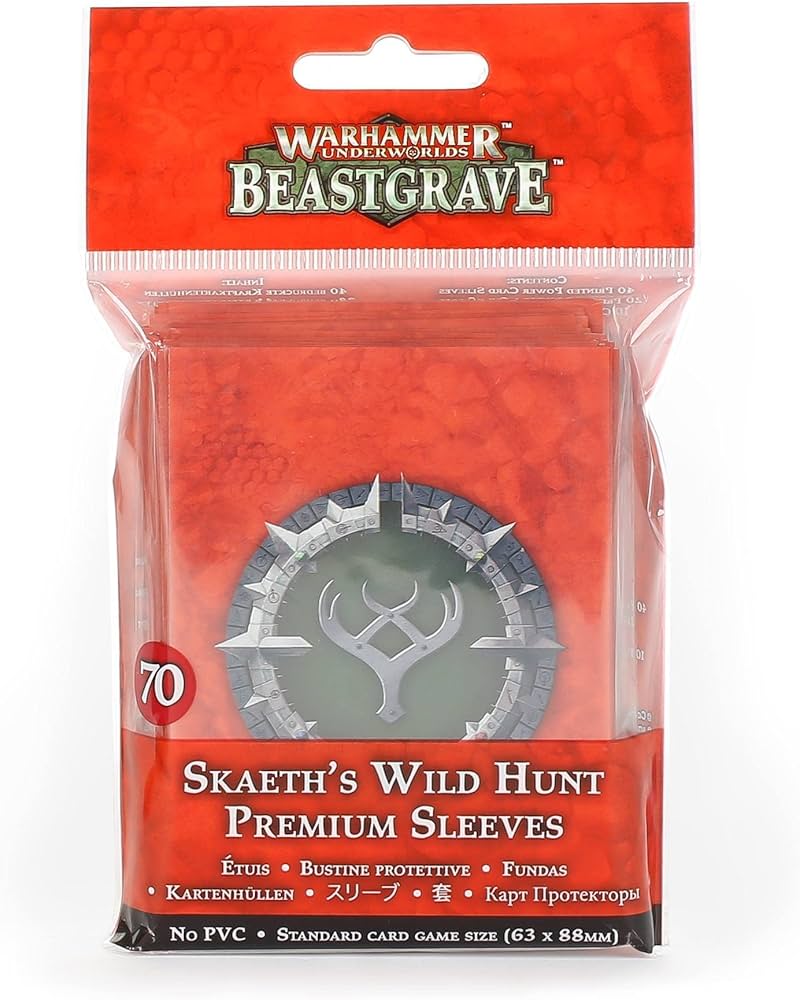 WARHAMMER UNDERWORLDS BEASTGRAVE SLEEVES: SKAETH’S WILD HUNT