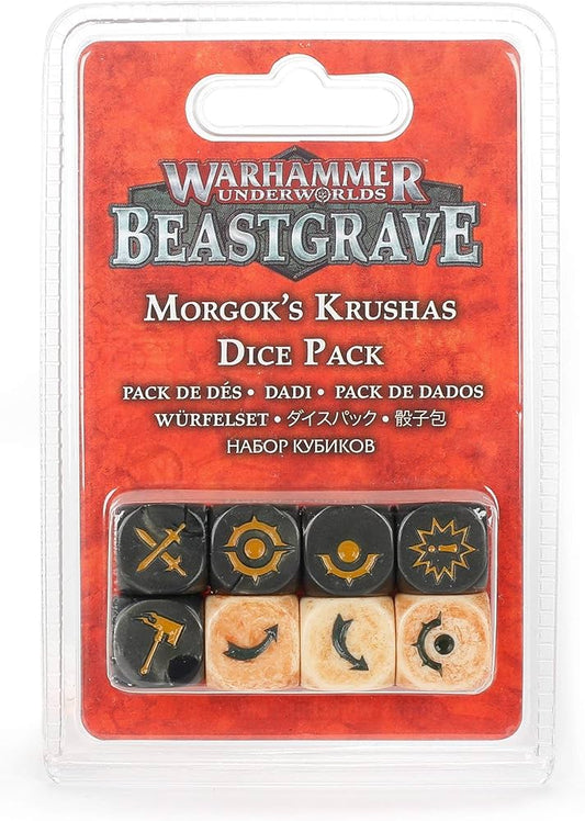 WARHAMMER UNDERWORLDS BEASTGRAVE DICE SET: MORGOK’S KRUSHAS