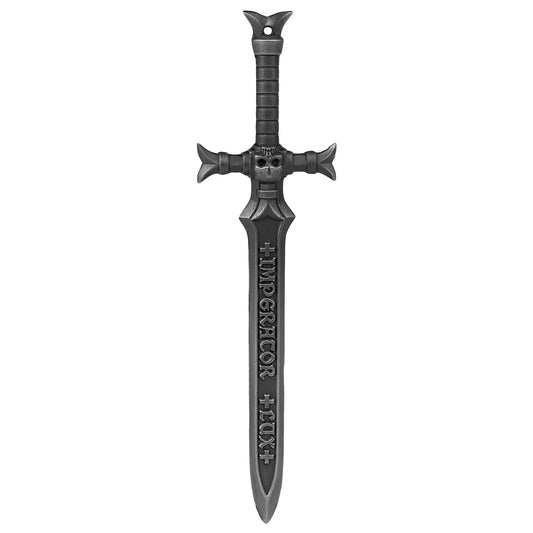 Keychain: Black Templars Emperor's Champion Black Sword(Silver)