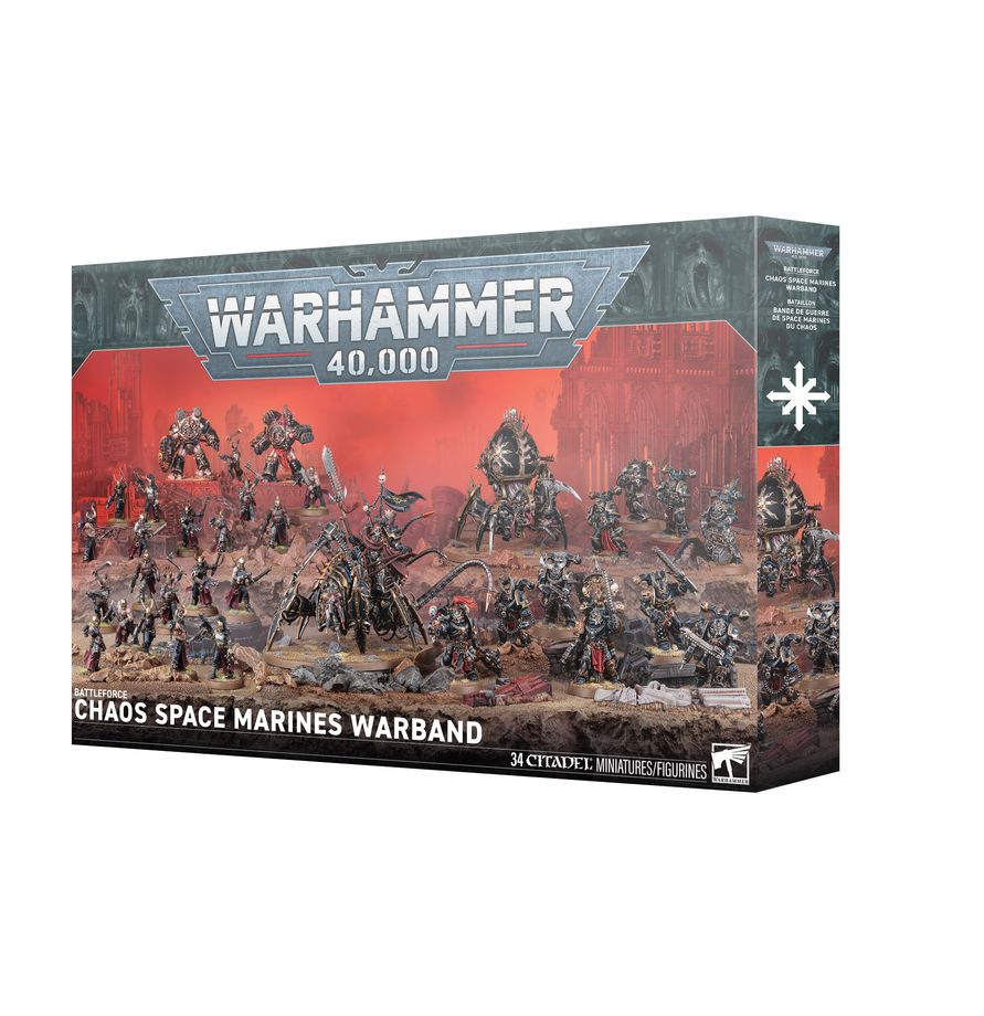 WARHAMMER 40000 BATTLEFORCE: CHAOS SPACEMARINES WARBAND