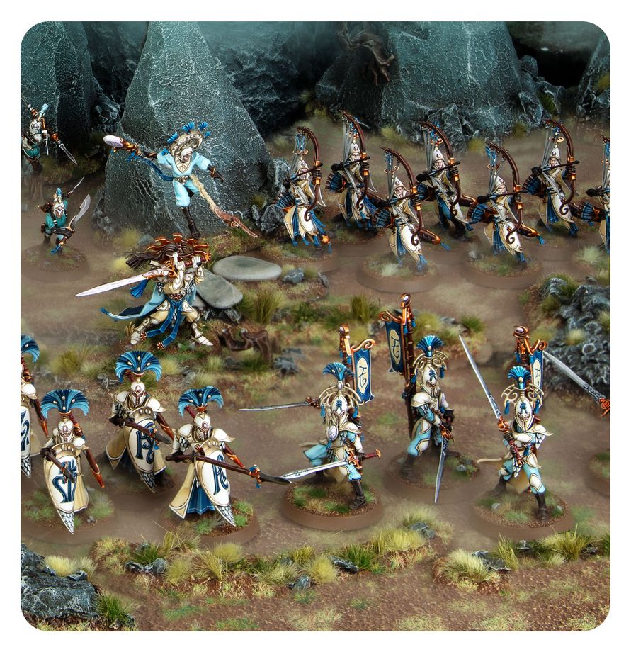 AGE OF SIGMAR BATTLEFORCE: LUMINETH REALM-LORDS ILIATHAN WARHOST