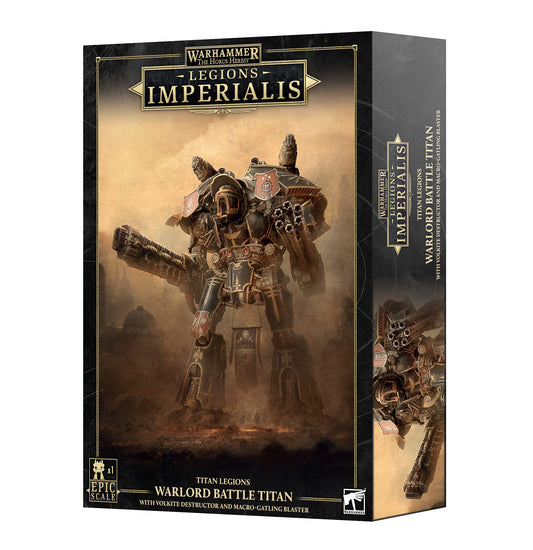 LEGIONS IMPERIALIS TITANS: WARLORD TITAN WITH QUAKE CANNON & BEAM/EX