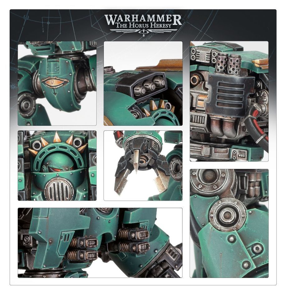 HORUS HERESY LEGIONES ASTARTES: LEVIATHAN DREADNOUGHT WITH CLAWS/DRILLS