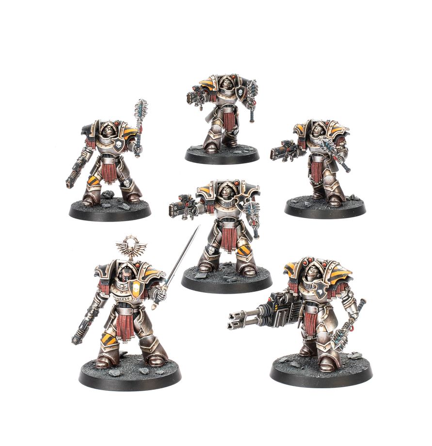LEGIONES ASTARTES: CATAPHRACTII TERMINATORS WITH POWER MAULS