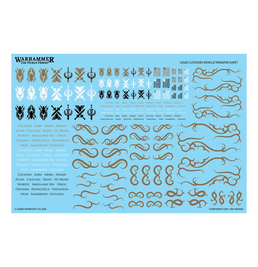 HORUS HERESY: LEGIO CUSTODES BATTLE GROUP