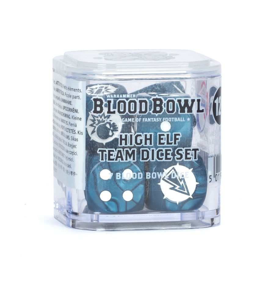 BLOOD BOWL TEAM DICE SET: HIGH ELF