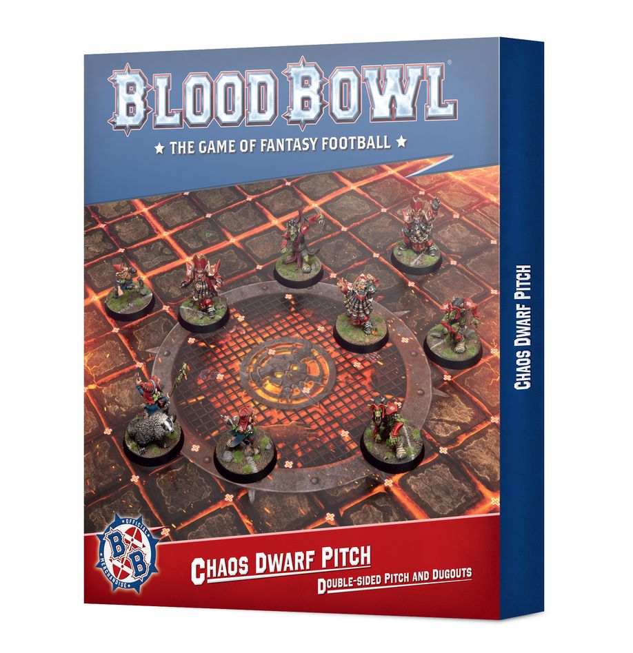 BLOOD BOWL PITCH & DUGOUTS: CHAOS DWARF