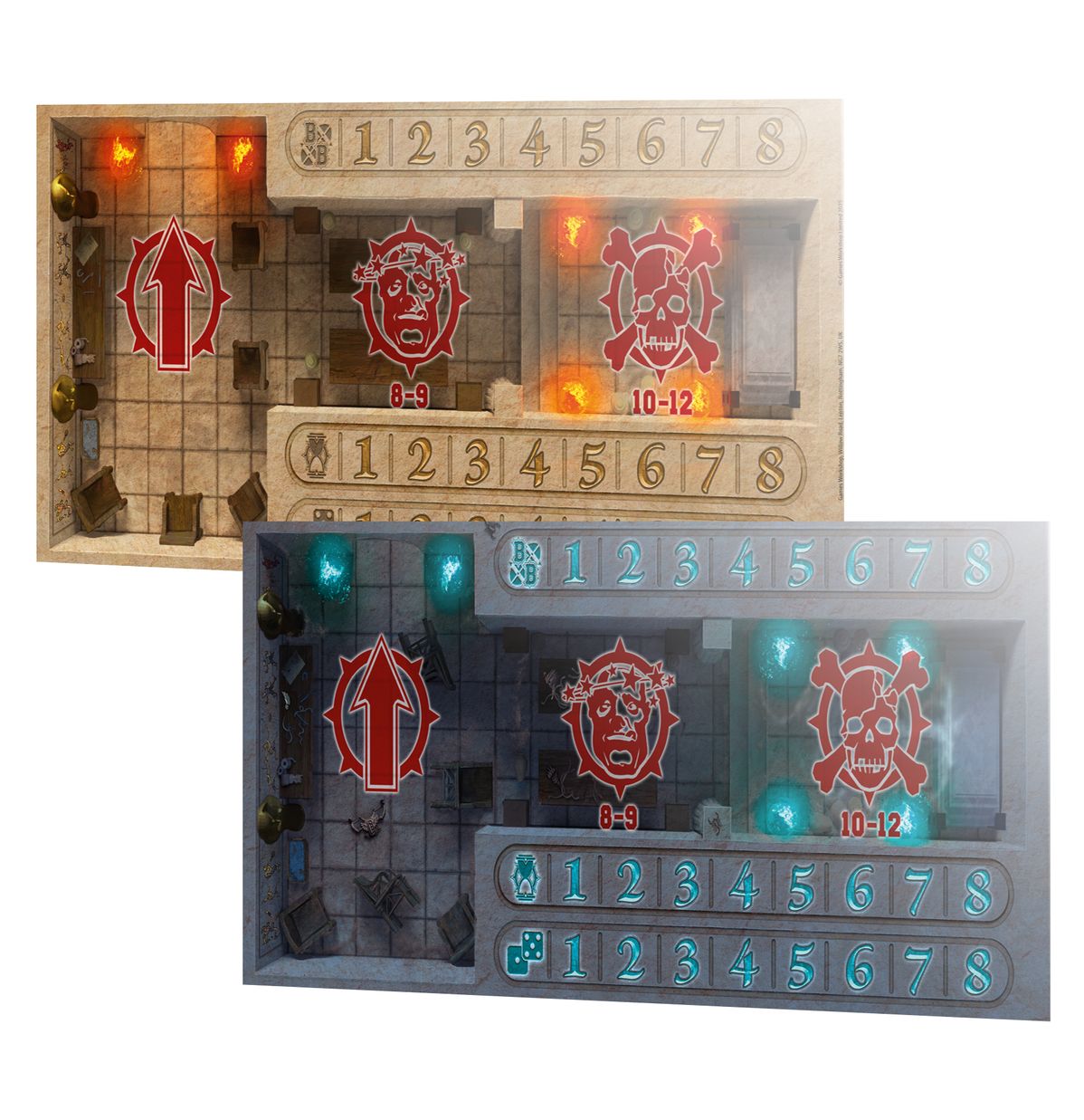 BLOOD BOW TEAM PITCH & DUGOUTS: TOMB KINGS