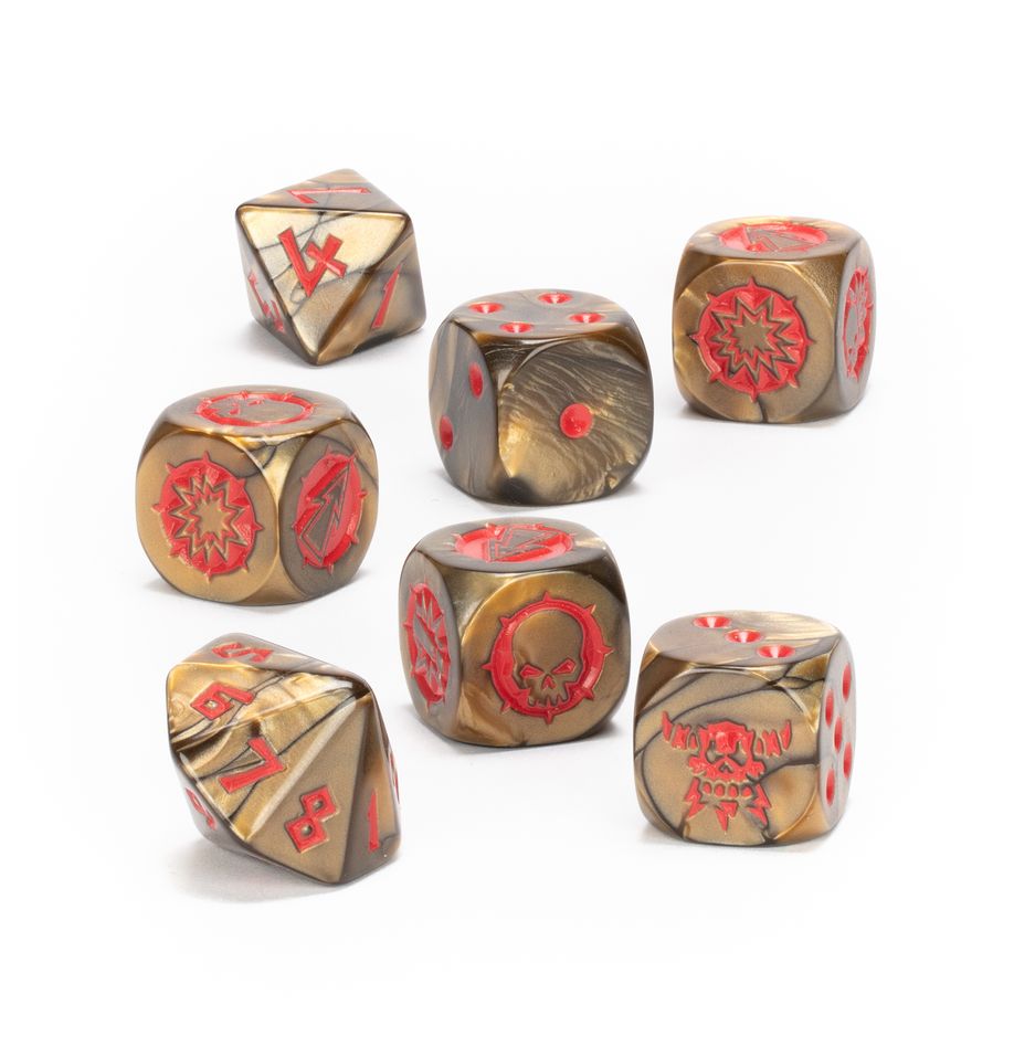 BLOOD BOWL DICE SET: CHAOS DWARF