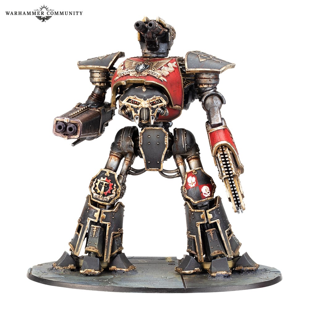 LEGIONS IMPERIALIS: REAVER TITAN W/MELTA CANNON & CHAINFIST