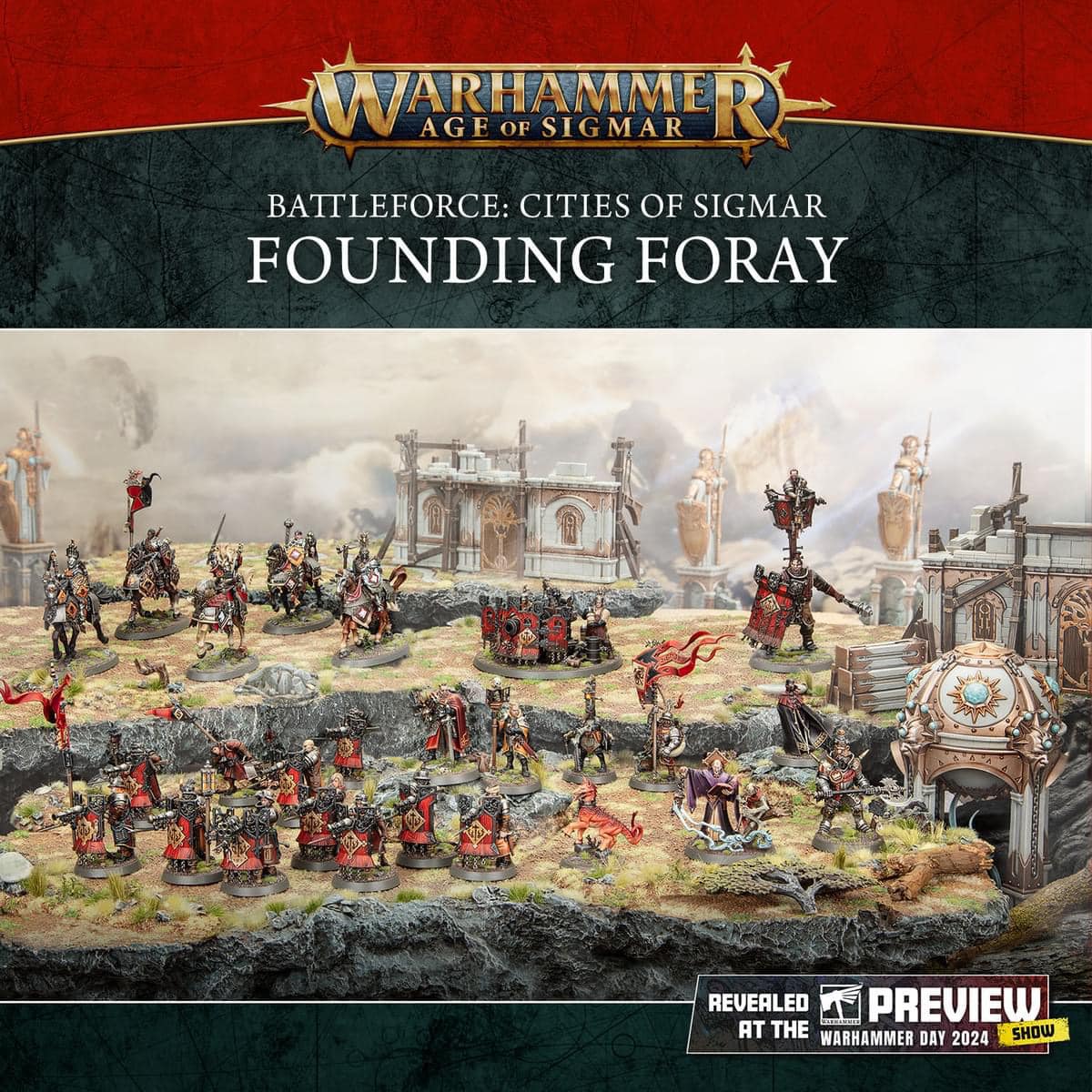 AGE OF SIGMAR BATTLEFORCE: CITIES OF SIGMAR FOUNDING FORAY